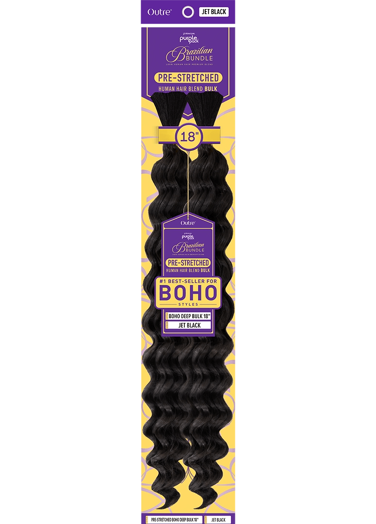 Outre Premium Purple Pack Pre-Stretched Boho Deep Bulk - 18" - Beauty Exchange Beauty Supply
