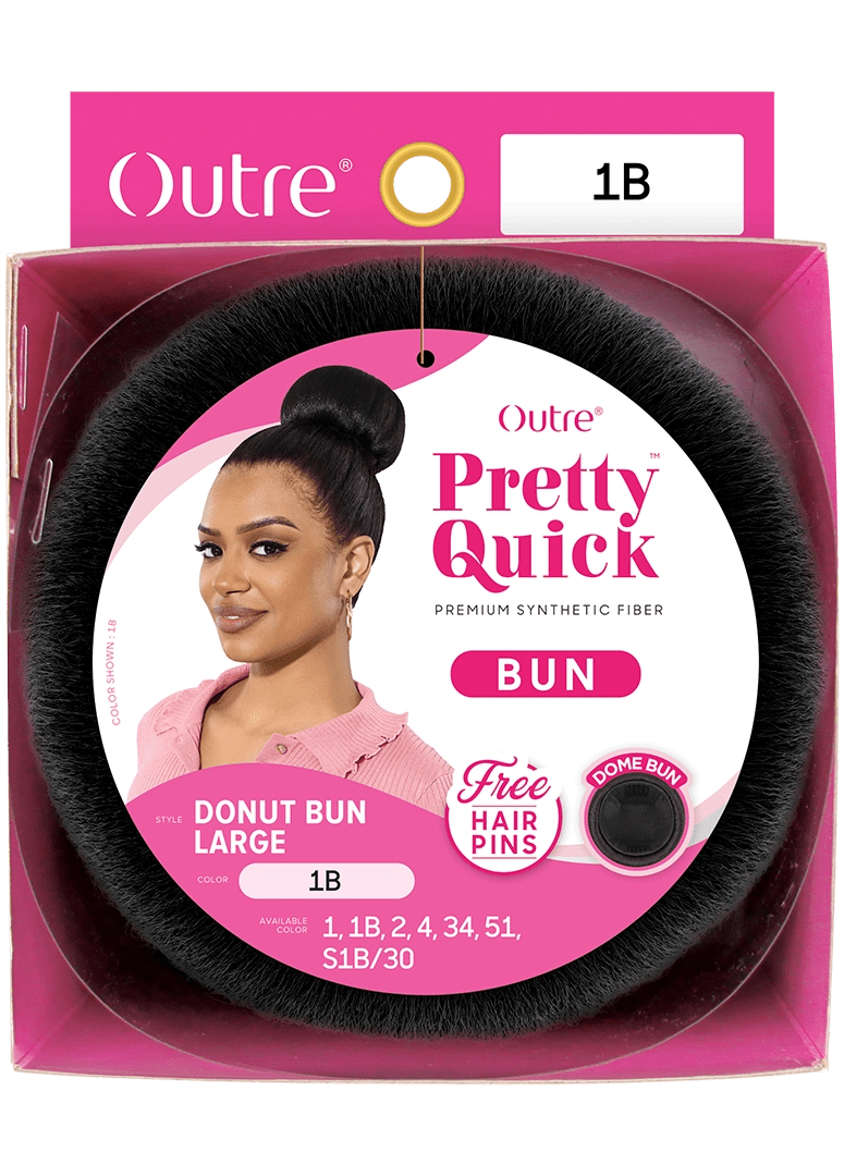 Outre Pretty Quick Bun – Donut Bun Large - Beauty Exchange Beauty Supply