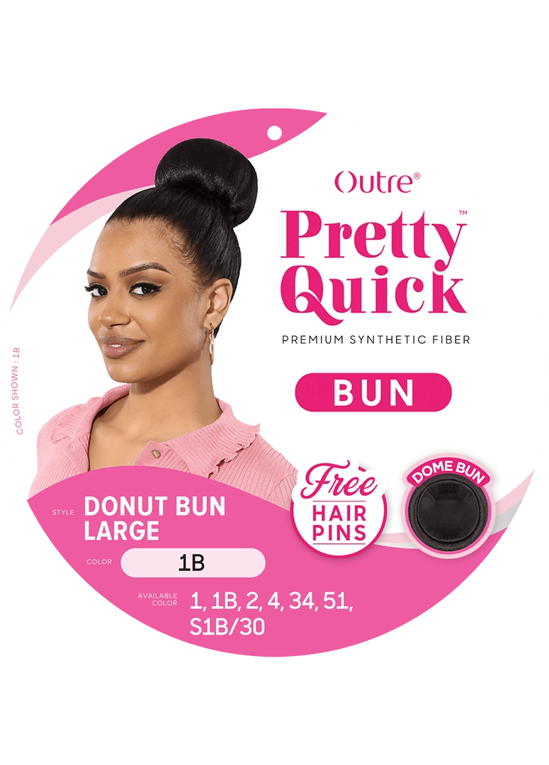 Outre Pretty Quick Bun – Donut Bun Large - Beauty Exchange Beauty Supply