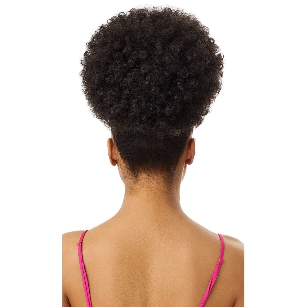 Outre Pretty Quick Drawstring Ponytail – AFRO MEDIUM | Bold Curls, Soft Volume | Natural Look in Minutes - Beauty Exchange Beauty Supply