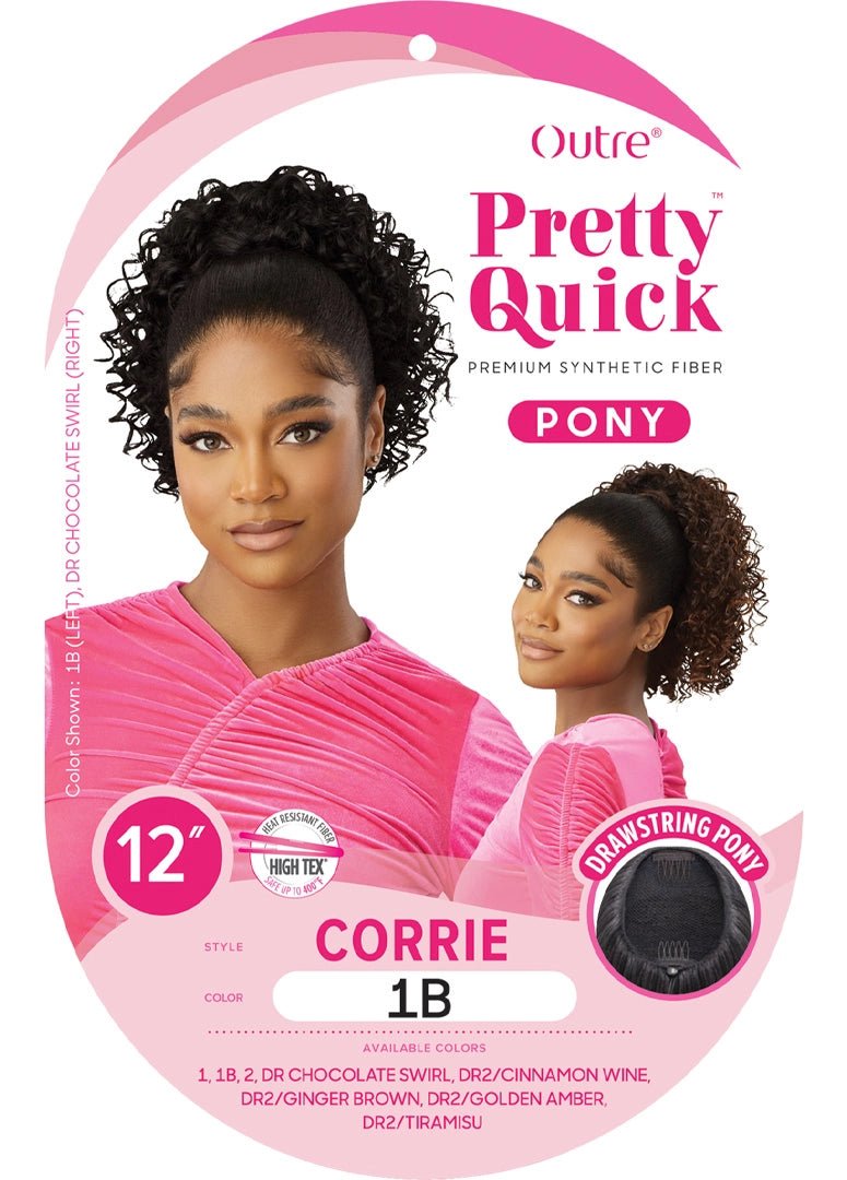 Outre Pretty Quick Drawstring Ponytail – Corrie - Beauty Exchange Beauty Supply