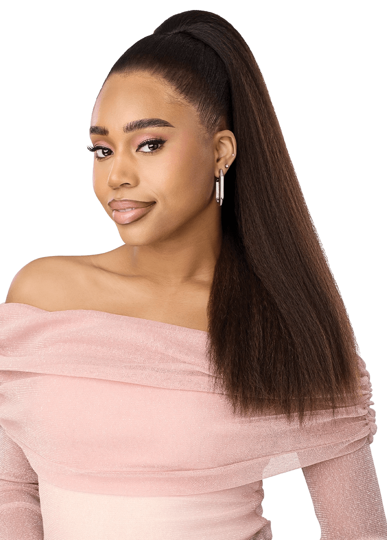 Outre Pretty Quick Drawstring Ponytail – Neesha Straight 24" - Beauty Exchange Beauty Supply