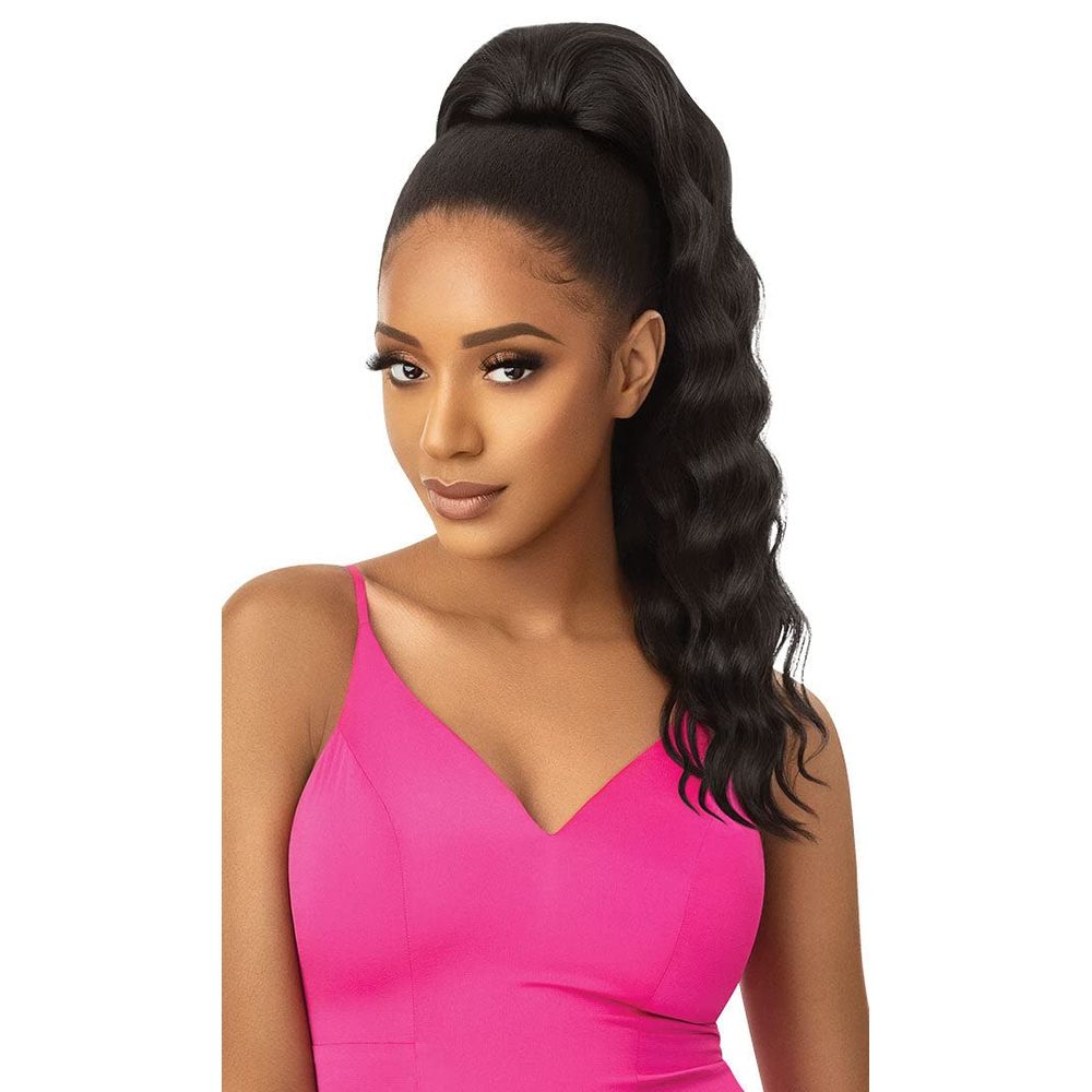 Outre Pretty Quick Pony – ANI | Sleek, Heat - Safe Ponytail | Natural Shine & Quick Styling - Beauty Exchange Beauty Supply