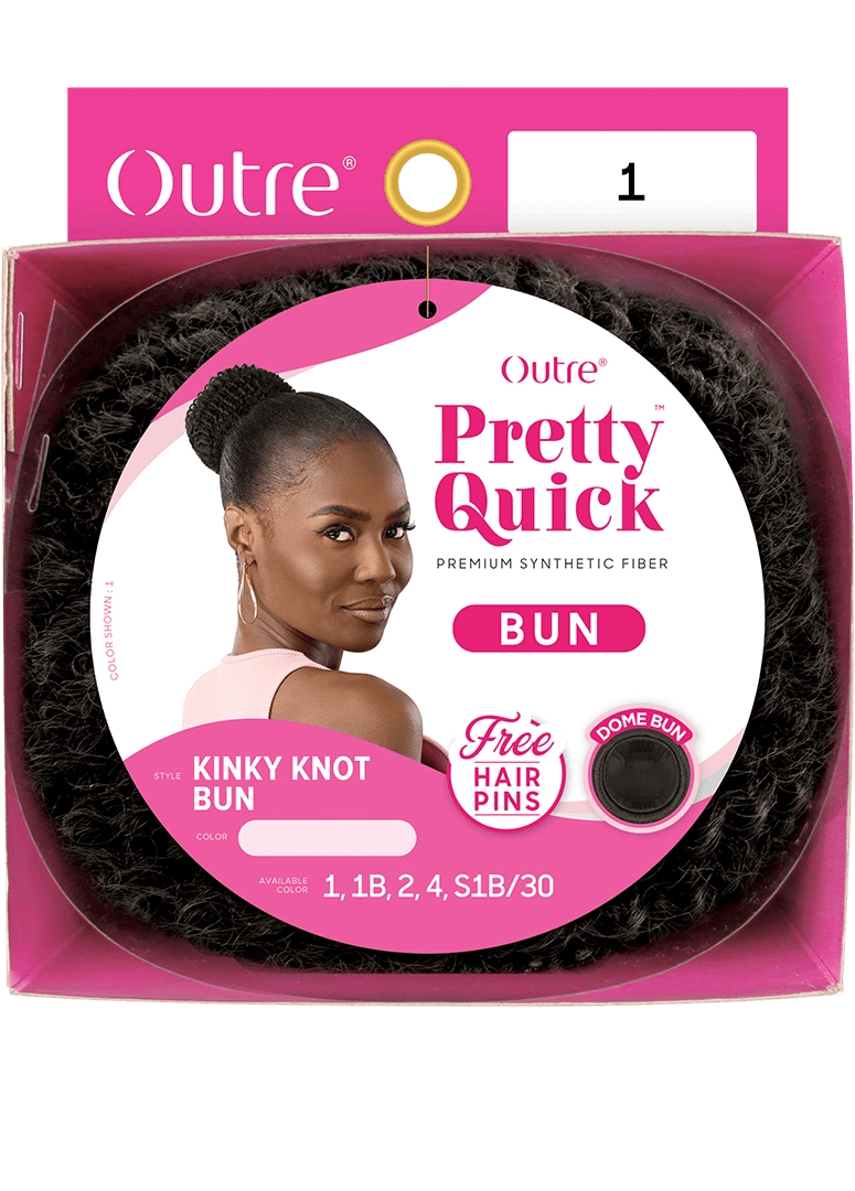 Outre Pretty Quick Synthetic Bun - Kinky Knot Bun - Beauty Exchange Beauty Supply