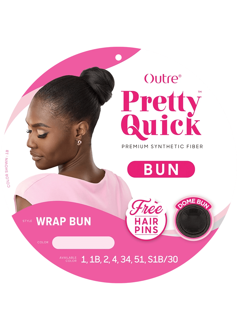 Outre Pretty Quick Synthetic Bun - Wrap Bun - Beauty Exchange Beauty Supply