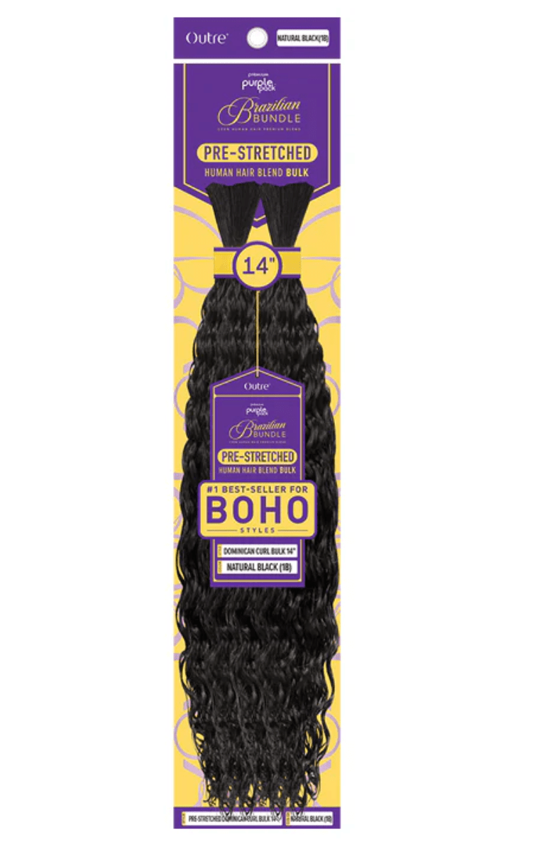 Outre Purple Pack Pre - Stretched Dominican Curl – 14" - Beauty Exchange Beauty Supply
