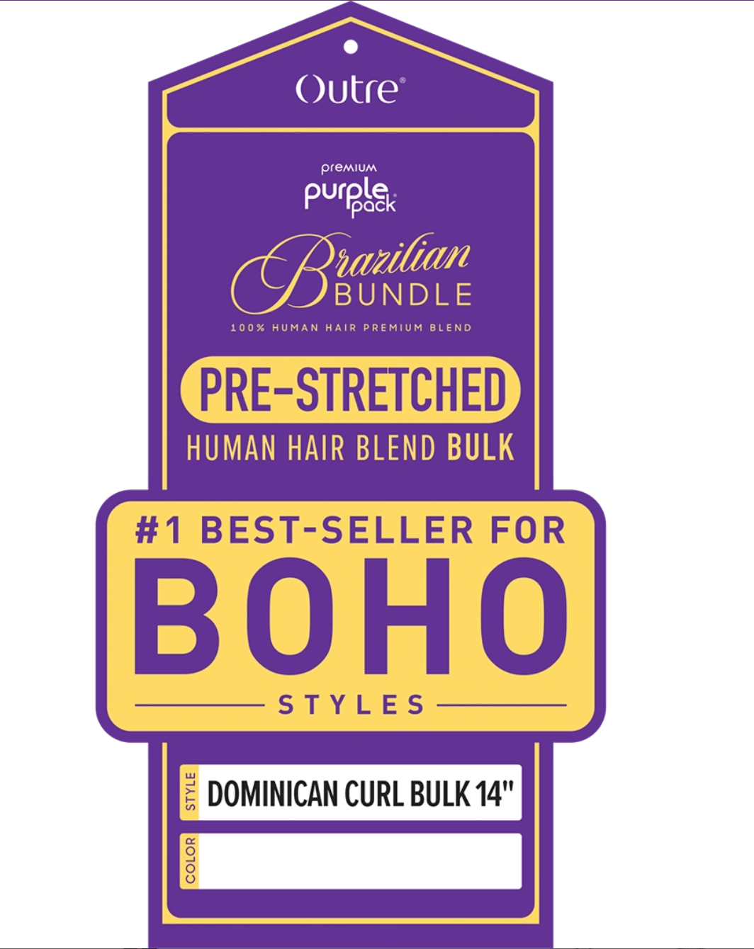 Outre Purple Pack Pre - Stretched Dominican Curl – 14" - Beauty Exchange Beauty Supply