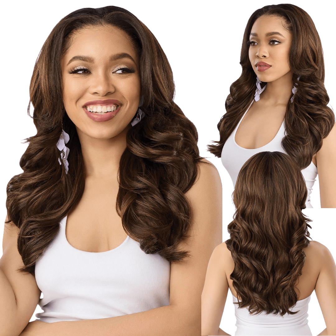 Outre Quick Weave Flowair Synthetic Half Wig – Flow 3 - Beauty Exchange Beauty Supply