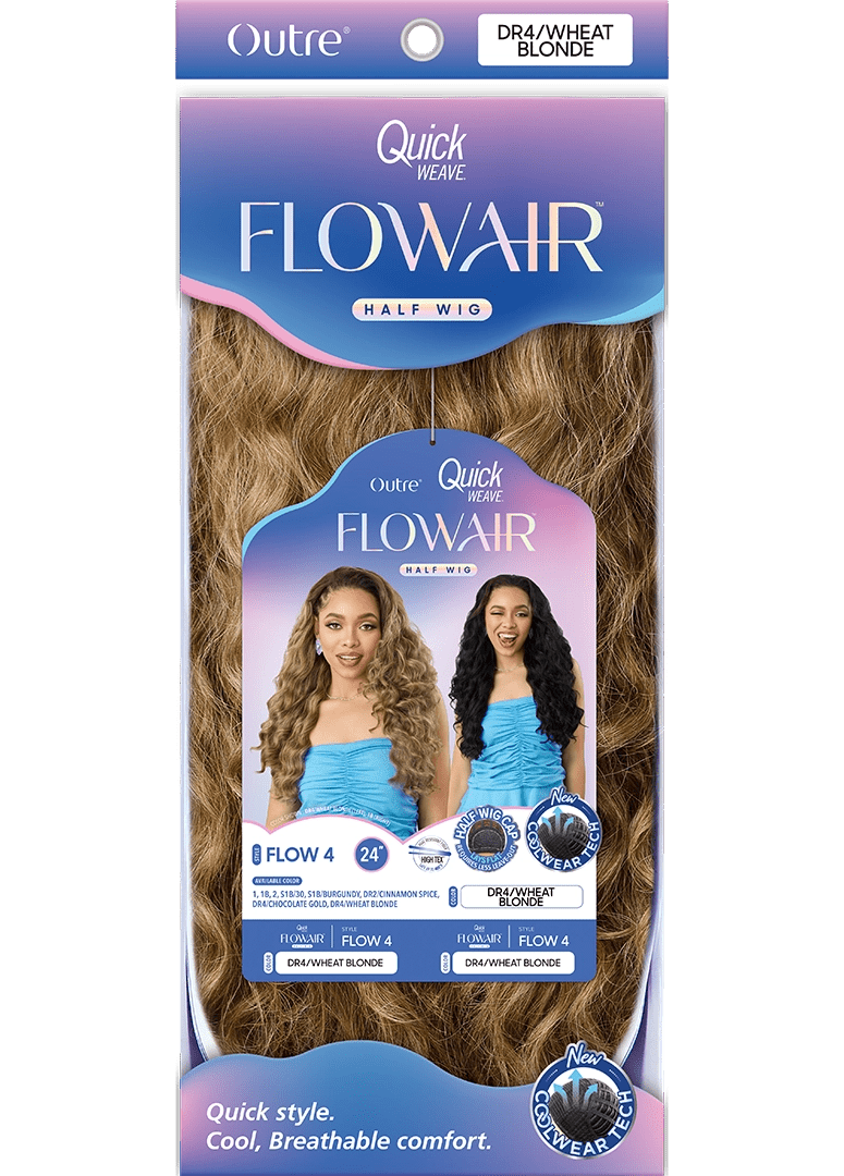 Outre Quick Weave Flowair Synthetic Half Wig – Flow 4 - Beauty Exchange Beauty Supply
