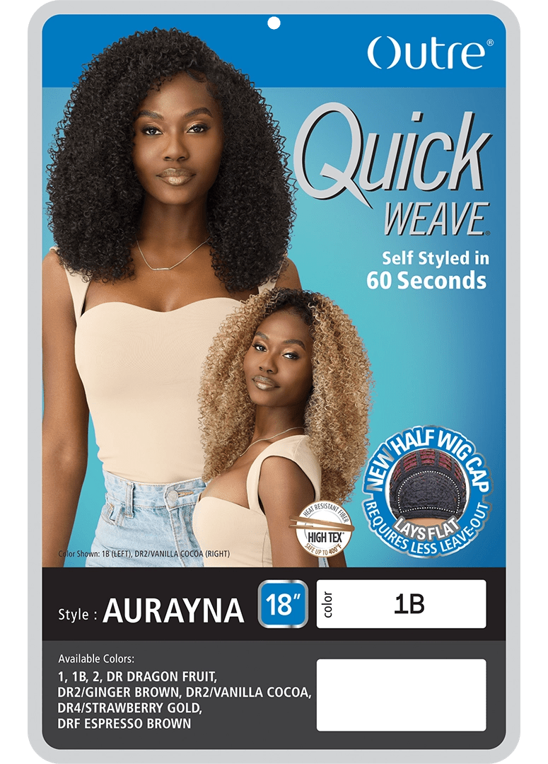 Outre Quick Weave Half Wig – Aurayna - Beauty Exchange Beauty Supply