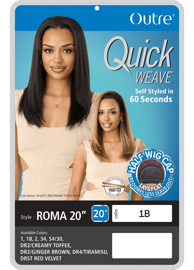 Outre Quick Weave Half Wig – Roma - Beauty Exchange Beauty Supply