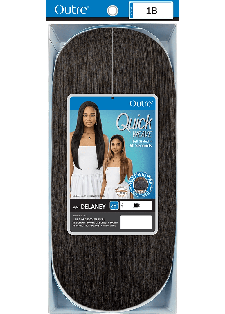 Outre Quick Weave Synthetic Half Wig – Delaney - Beauty Exchange Beauty Supply