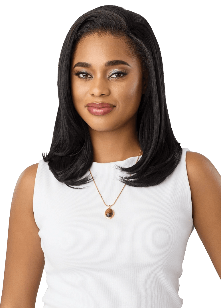 Outre Quick Weave Synthetic Half Wig – Eliette - Beauty Exchange Beauty Supply