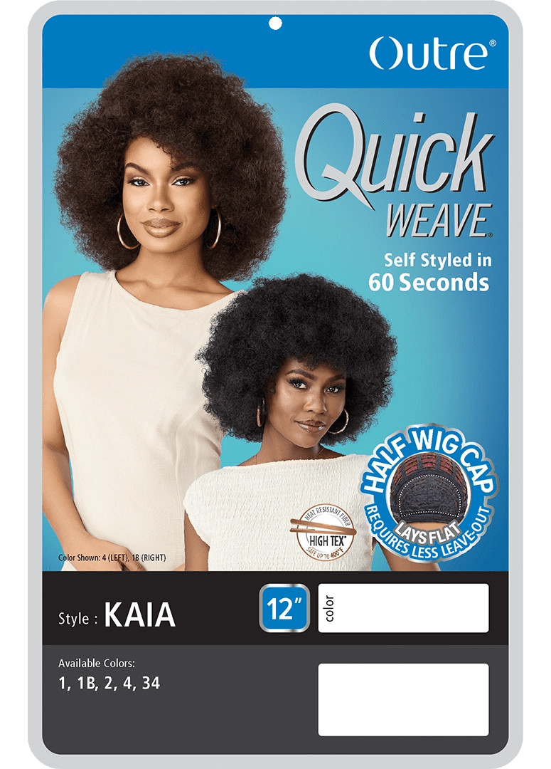 Outre Quick Weave Synthetic Half Wig – Kaia - Beauty Exchange Beauty Supply