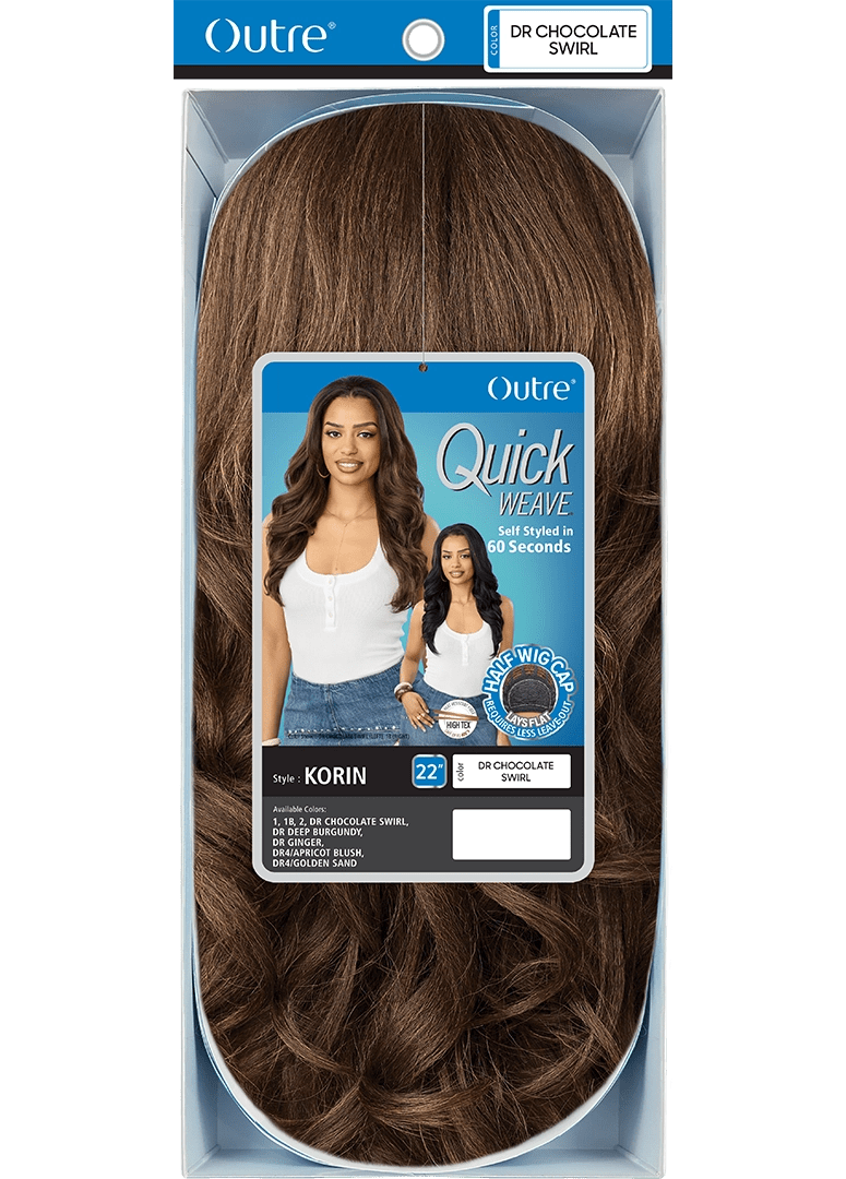 Outre Quick Weave Synthetic Half Wig – Korin - Beauty Exchange Beauty Supply