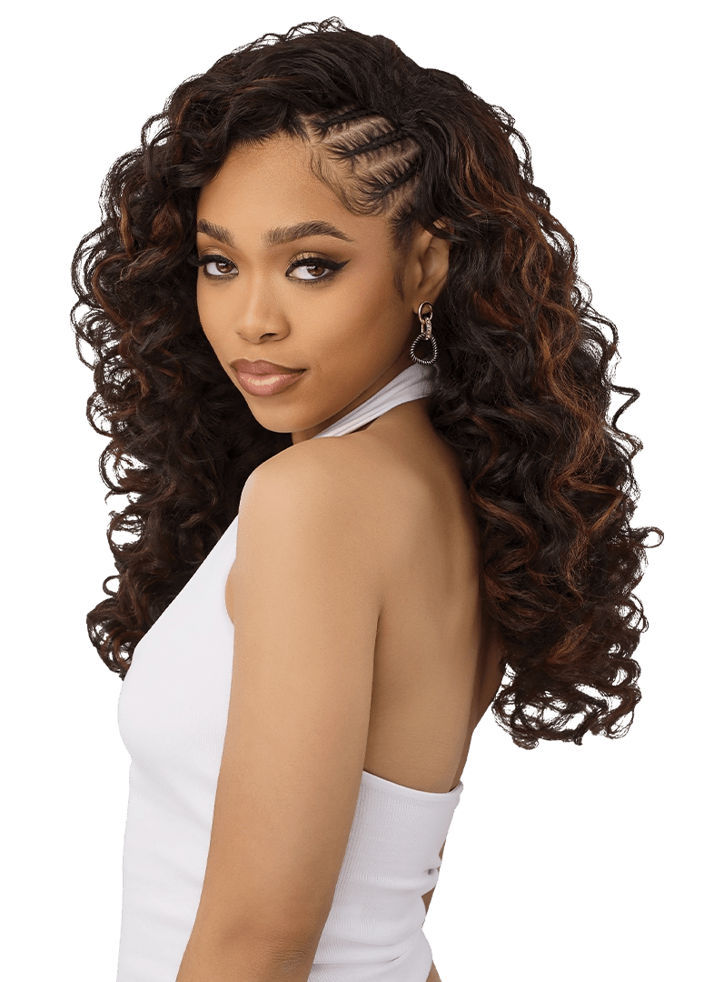 Outre Quick Weave Synthetic Half Wig – Meadow - Beauty Exchange Beauty Supply