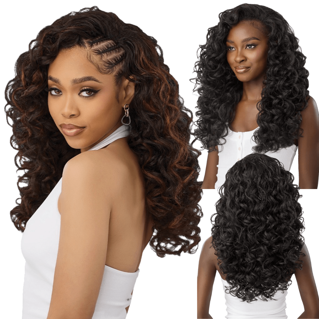 Outre Quick Weave Synthetic Half Wig – Meadow - Beauty Exchange Beauty Supply