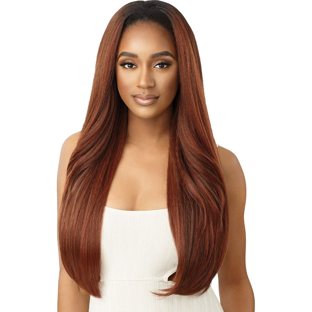 Outre Quick Weave Synthetic Half Wig – Peruvian-1 – Verstellbare Perücke Für Voluminöses Haar