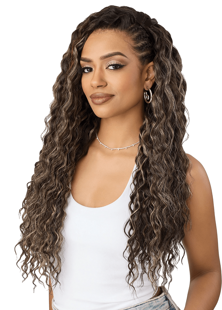 Outre Quick Weave Synthetic Half Wig – Rosewell - Beauty Exchange Beauty Supply