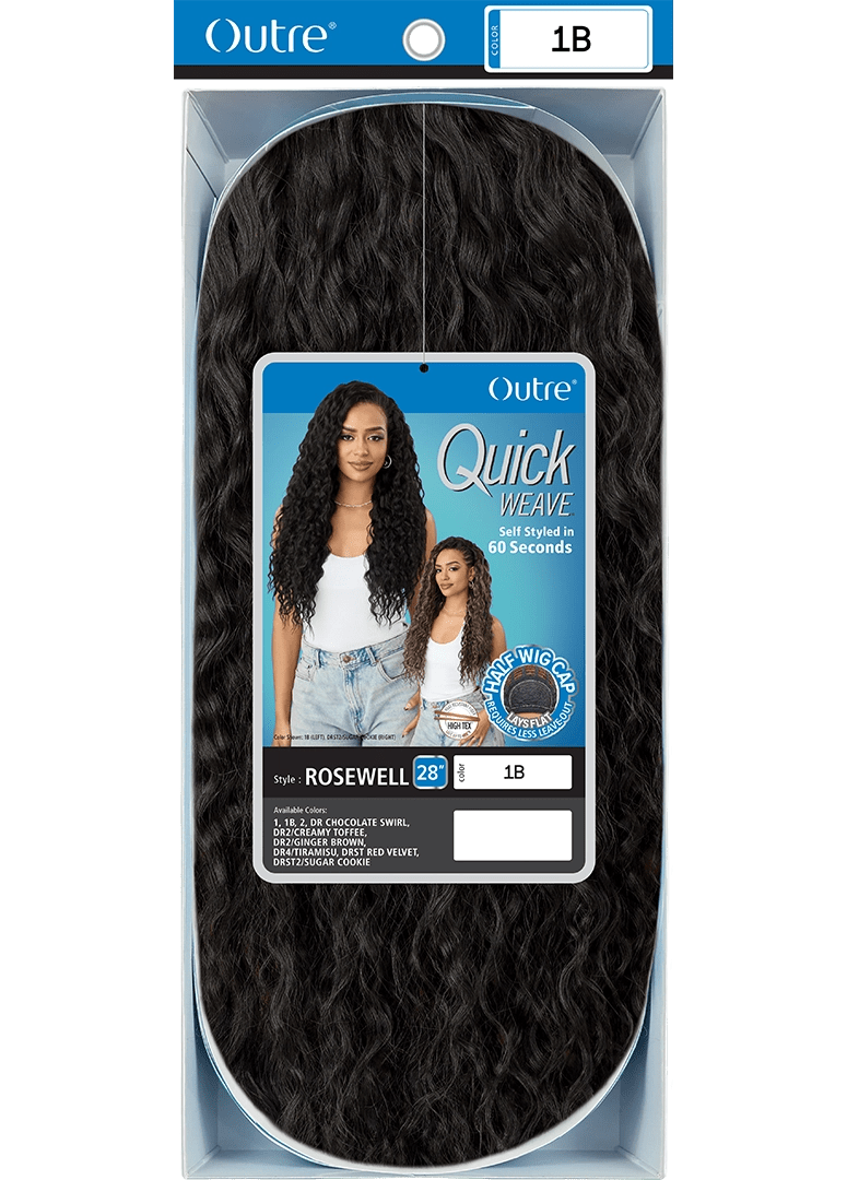 Outre Quick Weave Synthetic Half Wig – Rosewell - Beauty Exchange Beauty Supply