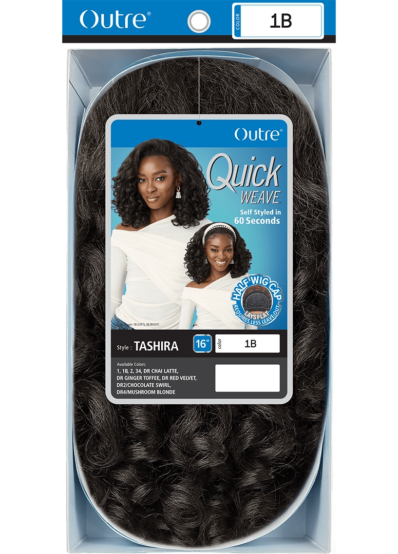 Outre Quick Weave Synthetic Half Wig – Tashira - Beauty Exchange Beauty Supply