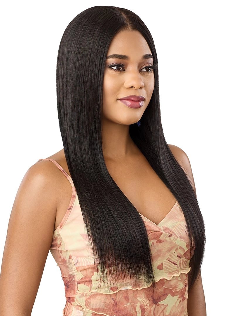 Outre Sugar Punch 13x5 Lace Frontal 100% Unprocessed Human Hair Wig - HH - Remy Straight 24” - Beauty Exchange Beauty Supply