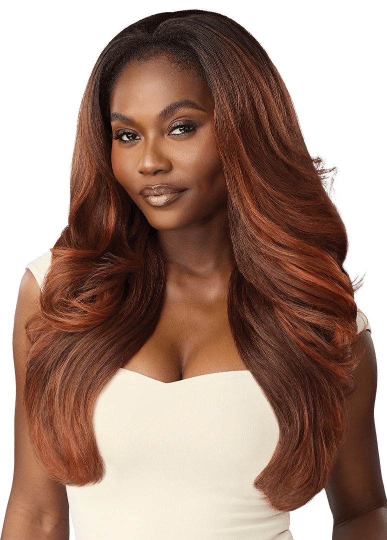 Outre Synthetic Hair Half Wig Quick Weave – Dominican Blowout Waves - Beauty Exchange Beauty Supply