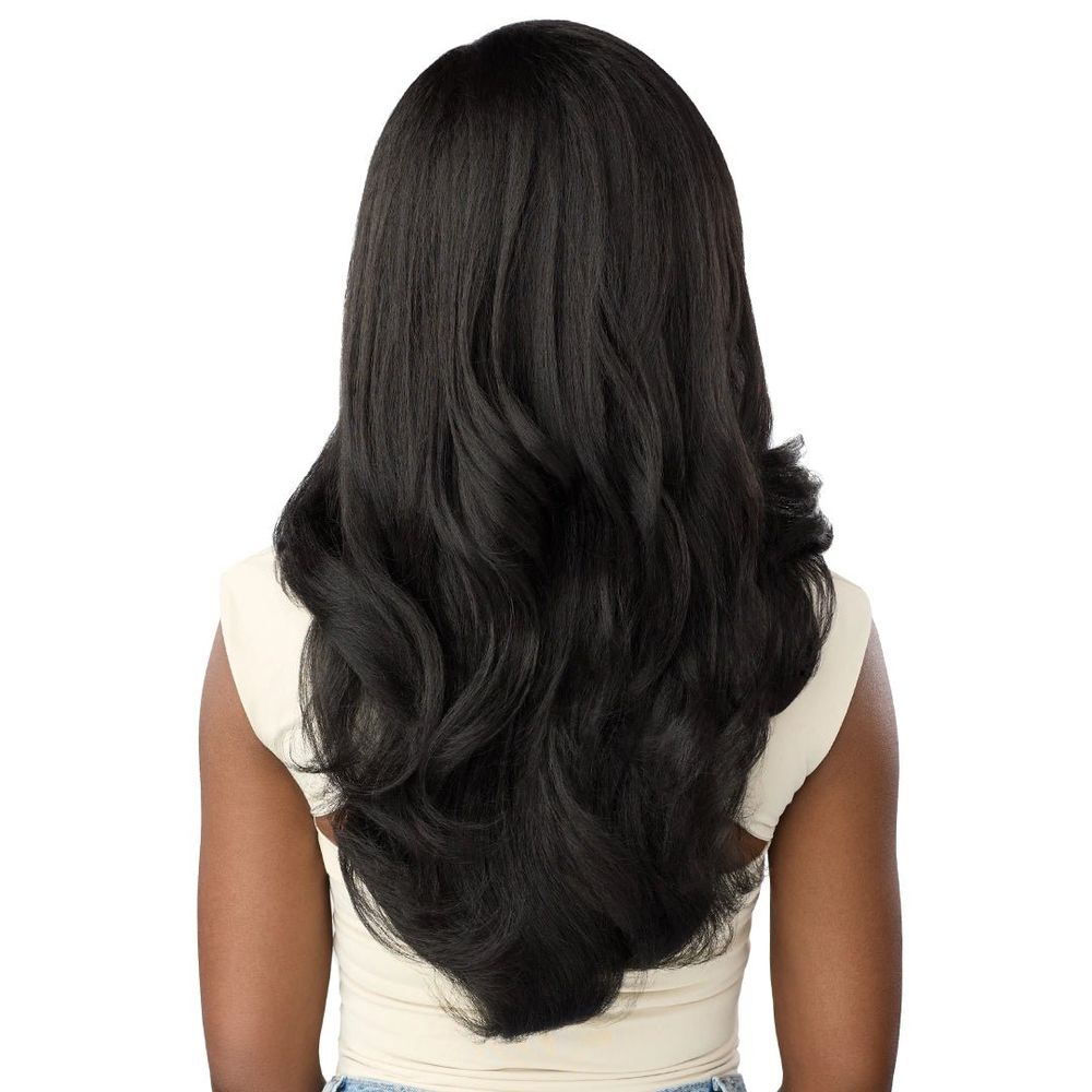 Outre Synthetic Hair Half Wig Quick Weave – Dominican Blowout Waves - Beauty Exchange Beauty Supply