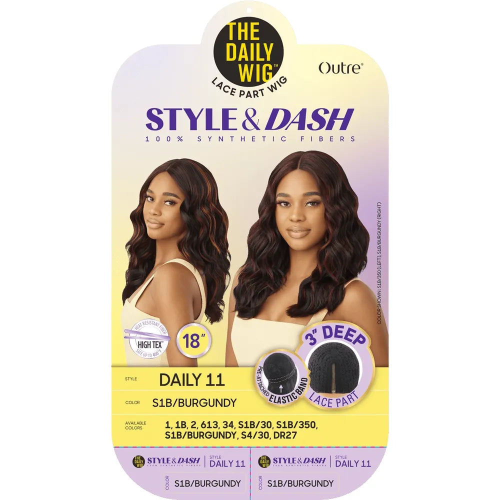 Outre The Daily Wig – Daily 11 | Natural Look, Ready - to - Wear Style & All - Day Comfort - Beauty Exchange Beauty Supply