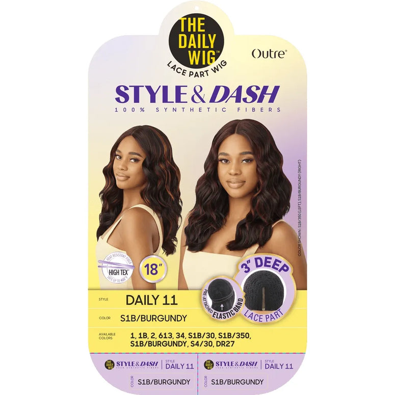 Outre The Daily Wig – Daily 11 | Natural Look, Ready - to - Wear Style & All - Day Comfort - Beauty Exchange Beauty Supply