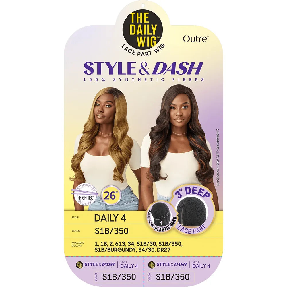 Outre The Daily Wig – Daily 4 | Effortless Glam with Natural Volume & Comfortable Fit - Beauty Exchange Beauty Supply