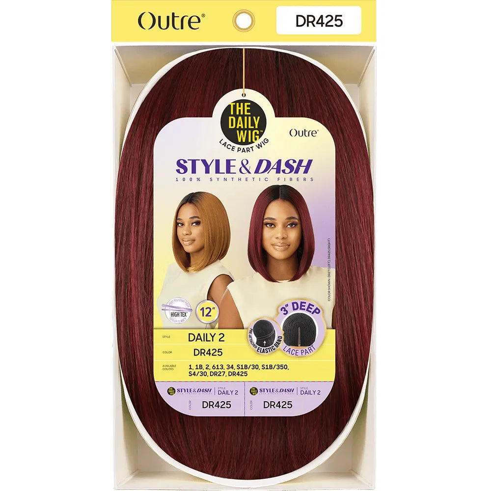 Outre The Daily Wig – Style & Dash - Daily 2 | Effortless Style, Quick Wear, and Natural Volume - Beauty Exchange Beauty Supply