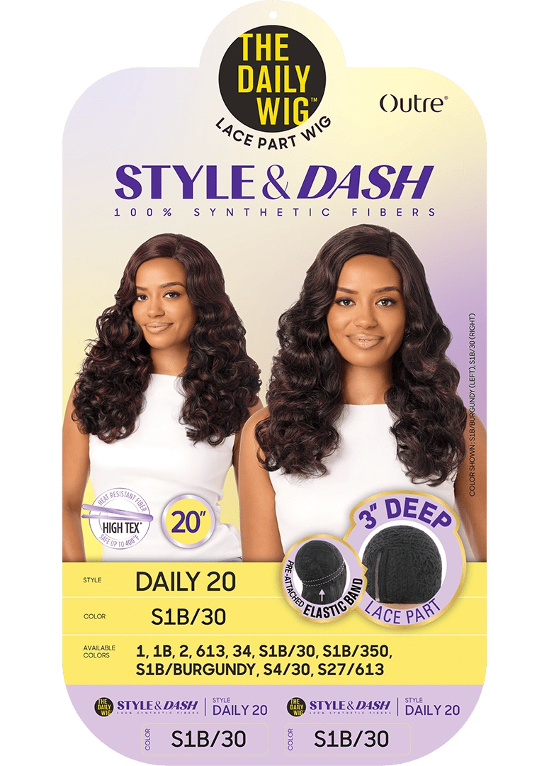 Outre The Daily Wig Synthetic Lace Part Wig - Daily 20 - Beauty Exchange Beauty Supply