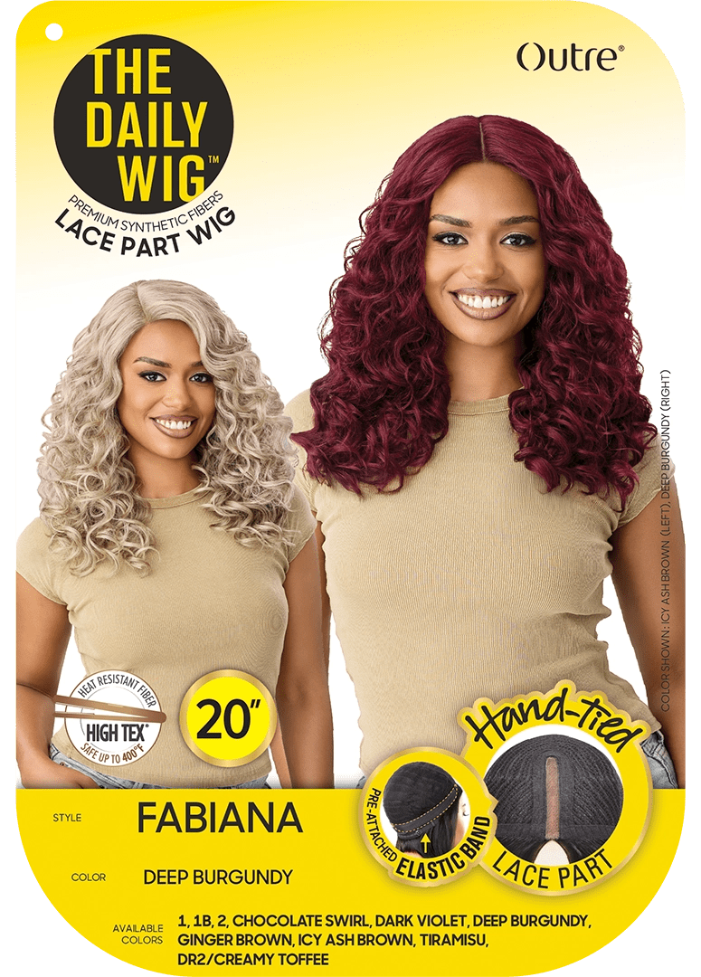 Outre The Daily Wig Synthetic Lace Part Wig – Fabiana - Beauty Exchange Beauty Supply
