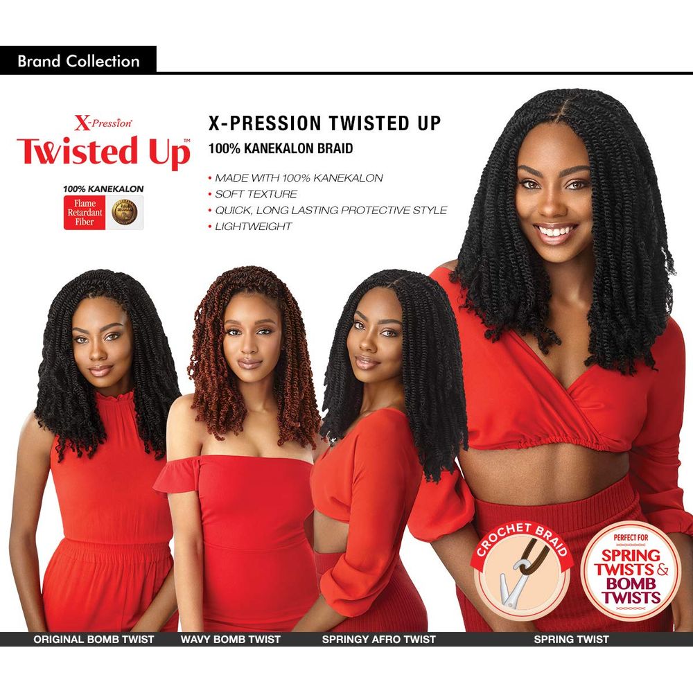 Outre Twisted Up 2X Synthetic Crochet Hair - 12" - Beauty Exchange Beauty Supply
