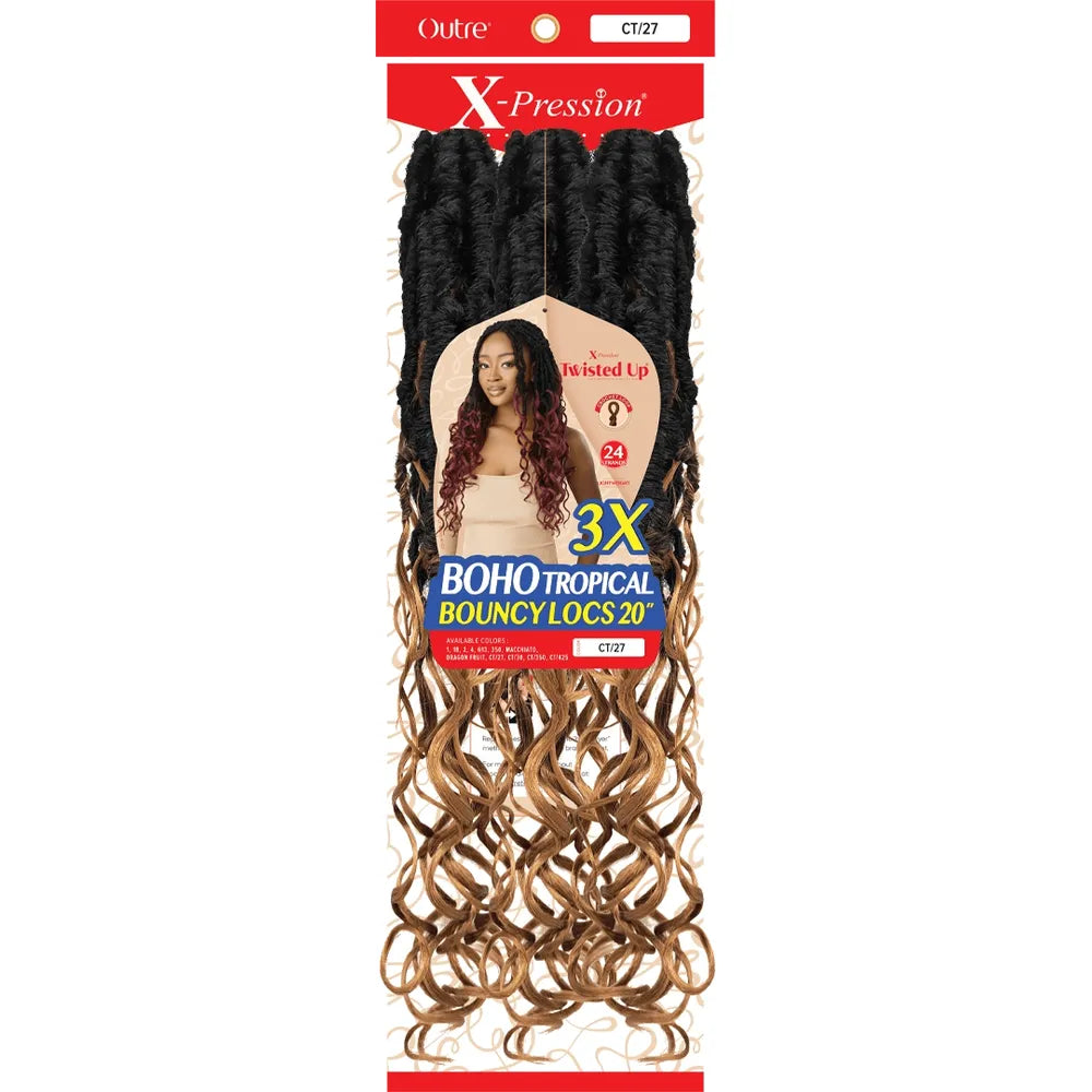 Outre Twisted Up Boho Tropical Bouncy Locs Synthetic Crochet Hair 20" - Beauty Exchange Beauty Supply