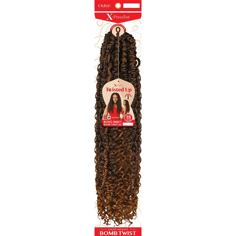 Outre Twisted Up Boho Wavy Bomb Twist Synthetic Crochet Hair 20" - Beauty Exchange Beauty Supply