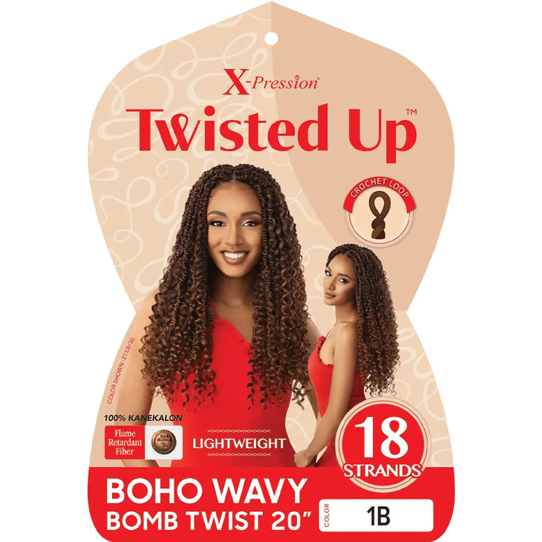 Outre Twisted Up Boho Wavy Bomb Twist Synthetic Crochet Hair 20" - Beauty Exchange Beauty Supply