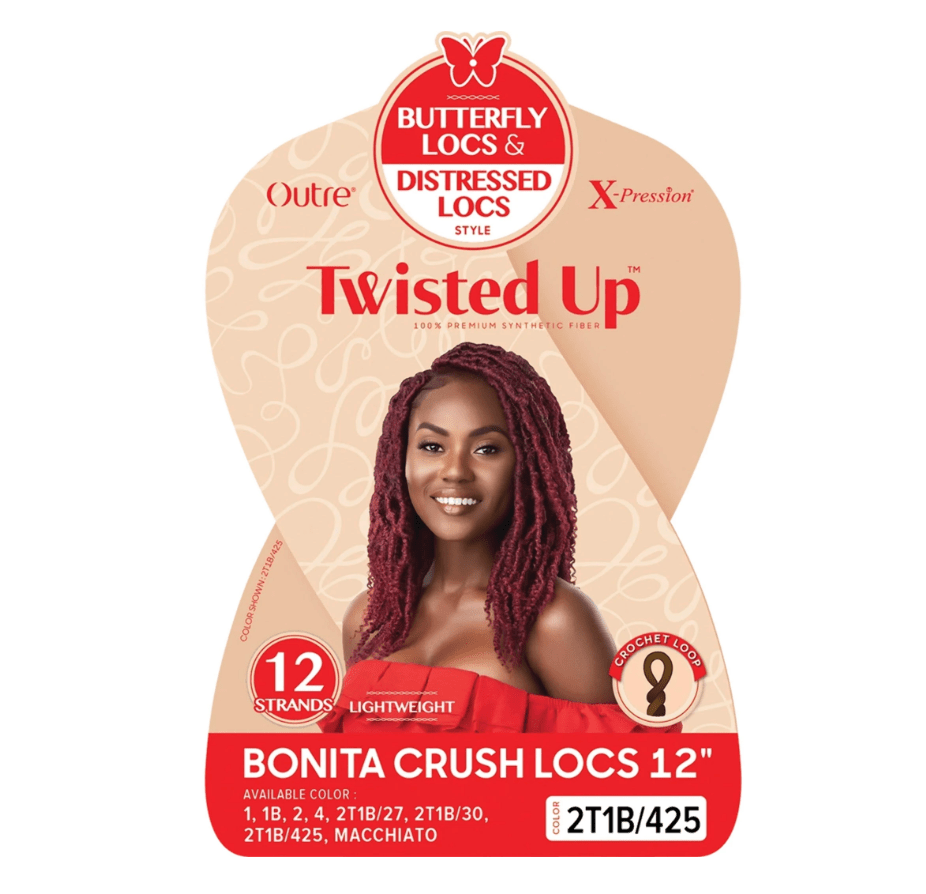 Outre Twisted Up Synthetic Crochet - Bonita Boho Crush Locs 12" - Beauty Exchange Beauty Supply
