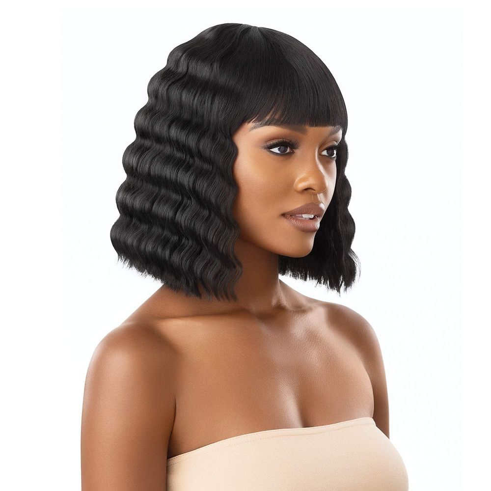 Outre WigPop Synthetic Wig – Delta | Full Curls, Bold Colors & Ready - to - Wear Glam Zero Fuss, Maximum Volume - Beauty Exchange Beauty Supply