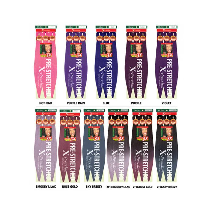 Outre X - Pression 3x Pre - Stretched Braiding Hair 52" - Beauty Exchange Beauty Supply