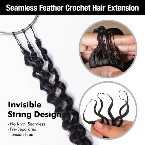 Outre X - Pression Human Feather Crochet – Water 18" - Beauty Exchange Beauty Supply