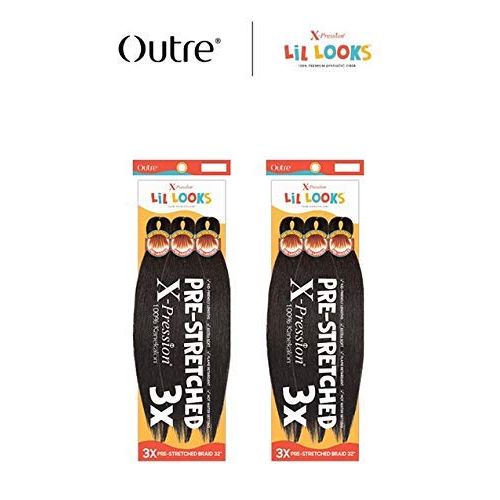 Outre X - Pression Lil Looks Crochet Braid - 3X Prestretched Braid 32" - Beauty Exchange Beauty Supply