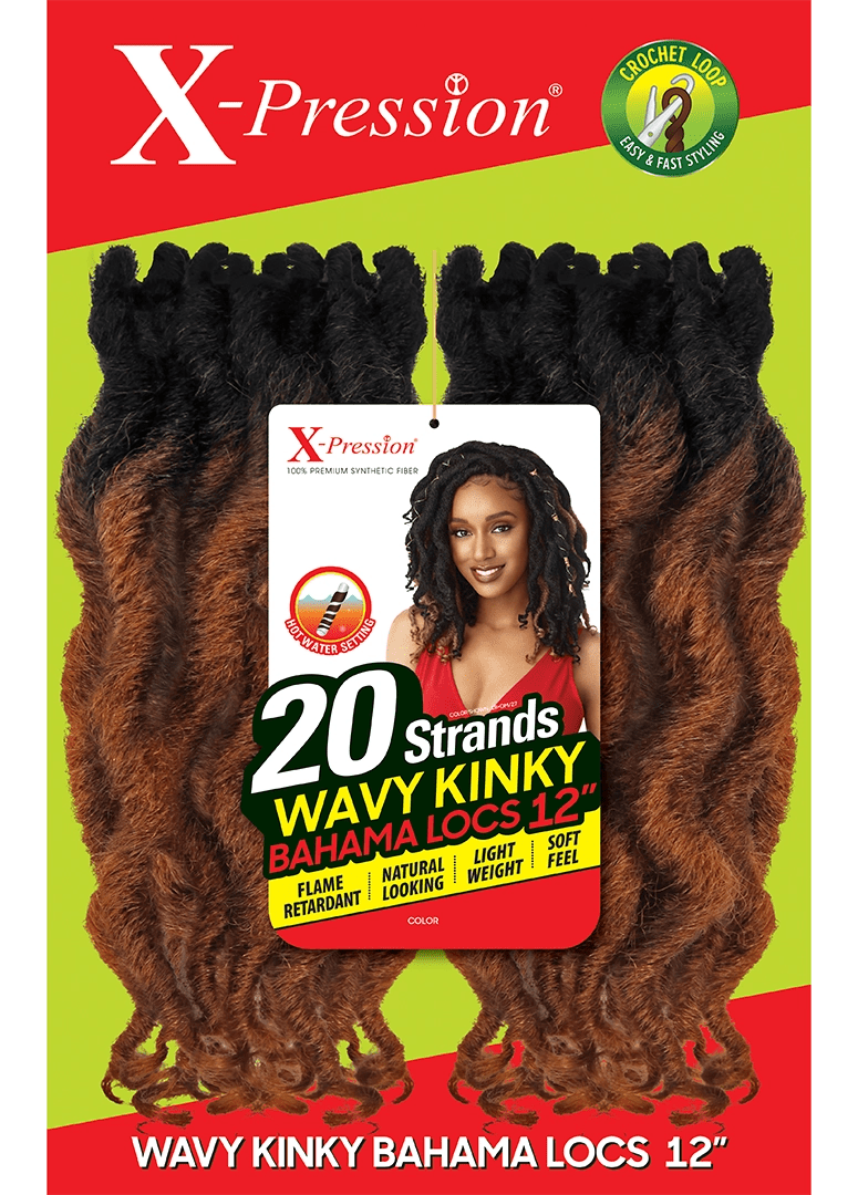 Outre X - Pression Wavy Kinky Bahama Locs 12" - Beauty Exchange Beauty Supply
