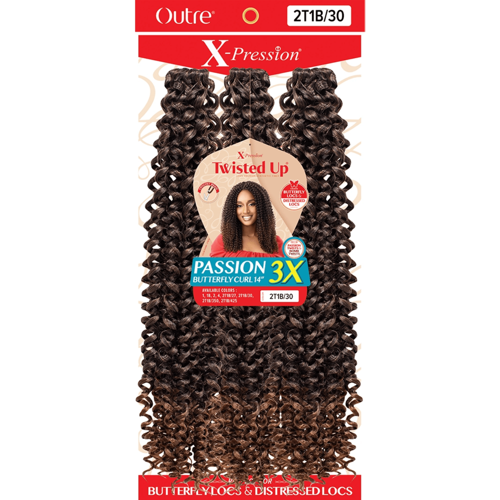 Outre XPression Passion Butterfly Curl 3X - 14" - Beauty Exchange Beauty Supply