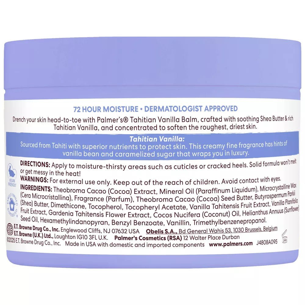 Palmer's Moisture Drenching Solid Hand & Body Lotion – Tahitian Vanilla 7.25 oz - Beauty Exchange Beauty Supply