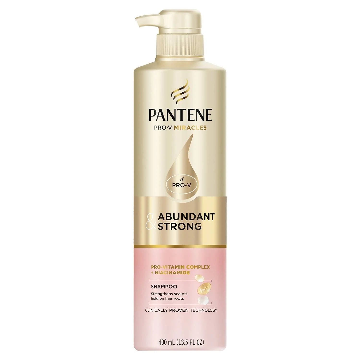 Pantene Pro - V Abundant & Strong Anti - Hair Loss Shampoo – 13.5 oz - Beauty Exchange Beauty Supply