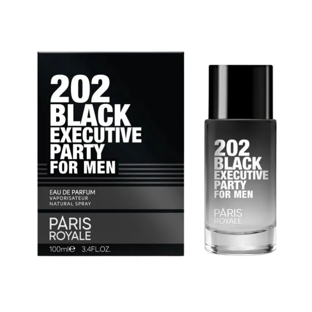 Paris Royale 202 Black Executive Eau de Parfum 3.4 oz - Beauty Exchange Beauty Supply