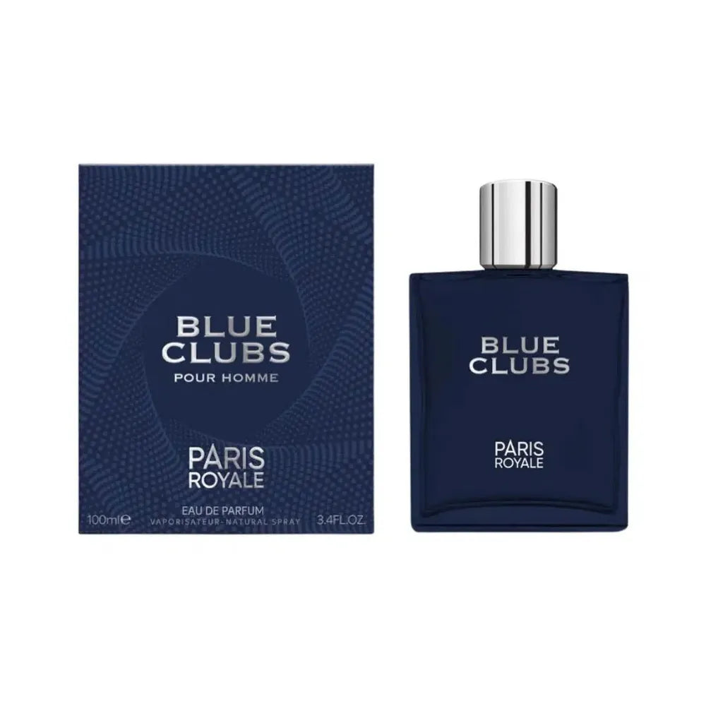 Paris Royale Blue Clubs Eau de Parfum 3.4 oz - Beauty Exchange Beauty Supply