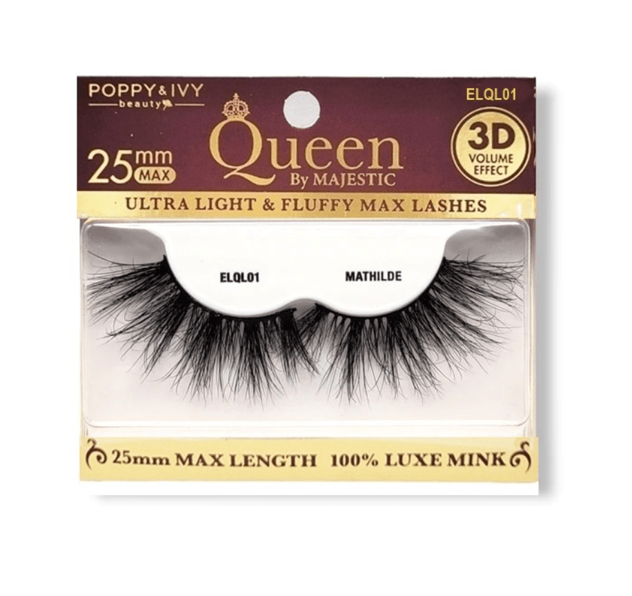 Poppy & Ivy 3D Queen Majestic Luxe Mink Eyelashes - Beauty Exchange Beauty Supply